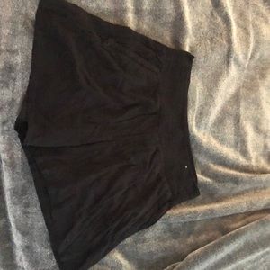 Black shorts three dots